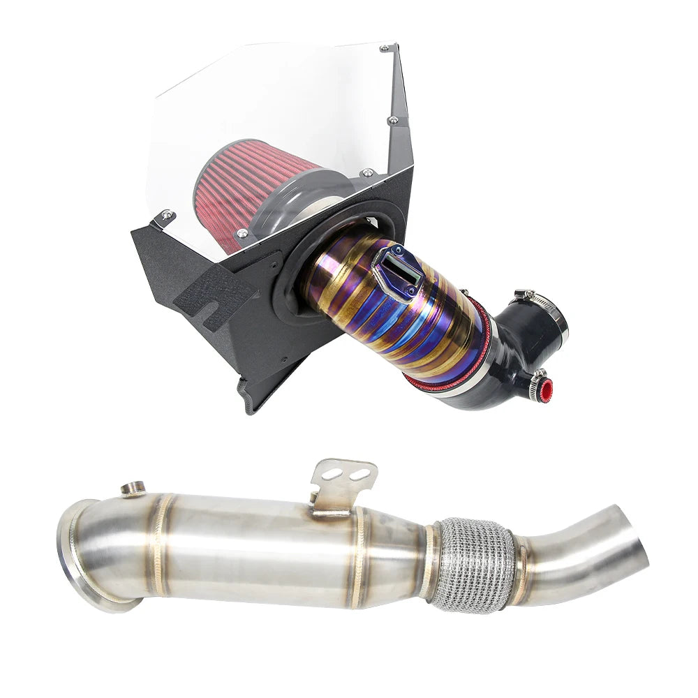 Supra Power Package Downpipe & Charge Pipe & Intake for 2020+ Toyota Supra / BMW B58 140i, 240i, 340i, 440i, G11-G12 G20 M340i