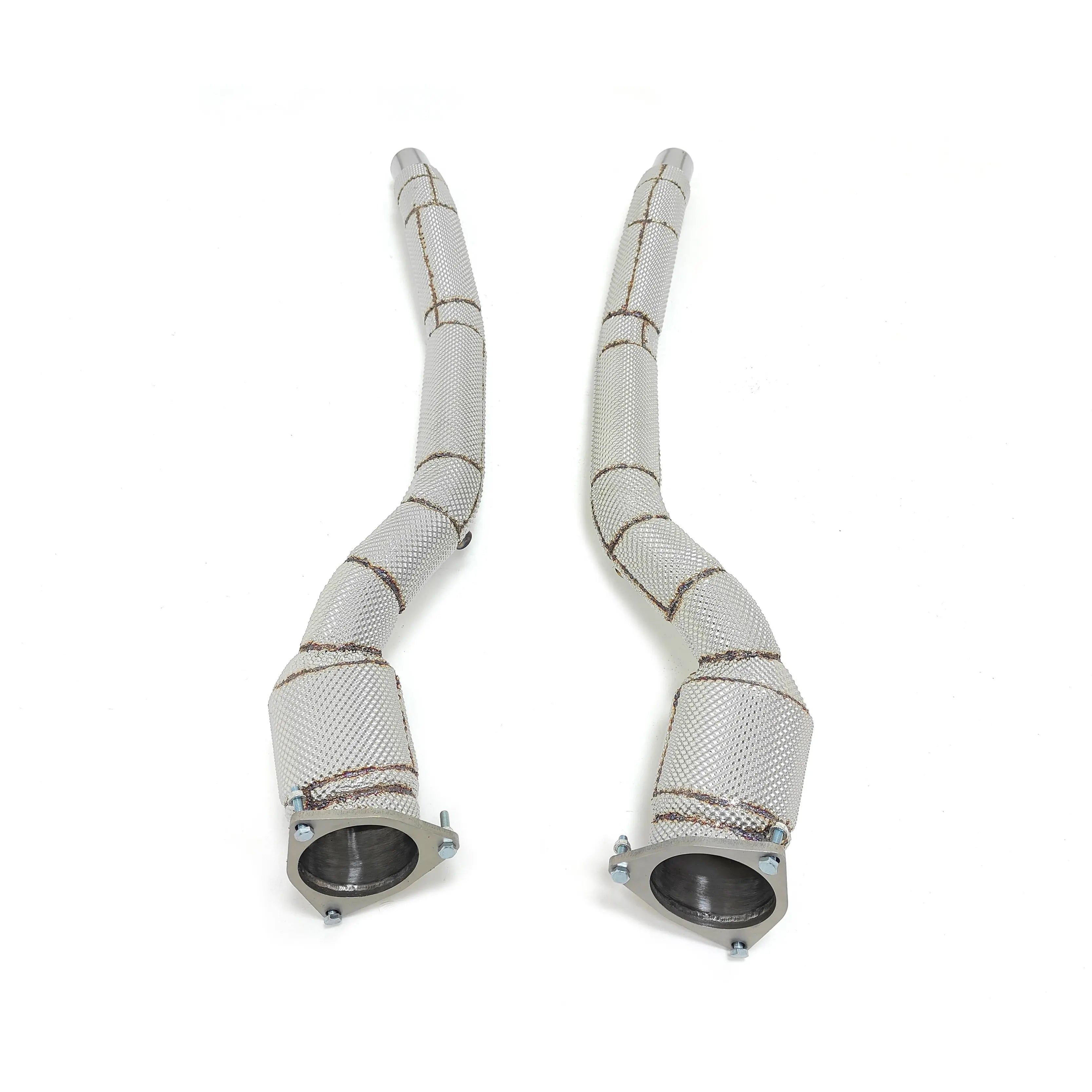 Exhaust Downpipe w/ Heat Shield - Ferrari F12 Berlinetta/812 Superfast/FF V12