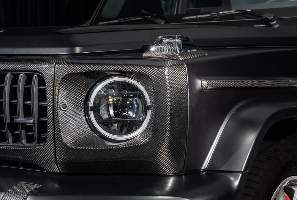 Dry Carbon Front Lamp Cover - Mercedes G-Class W464 / W465 – G63