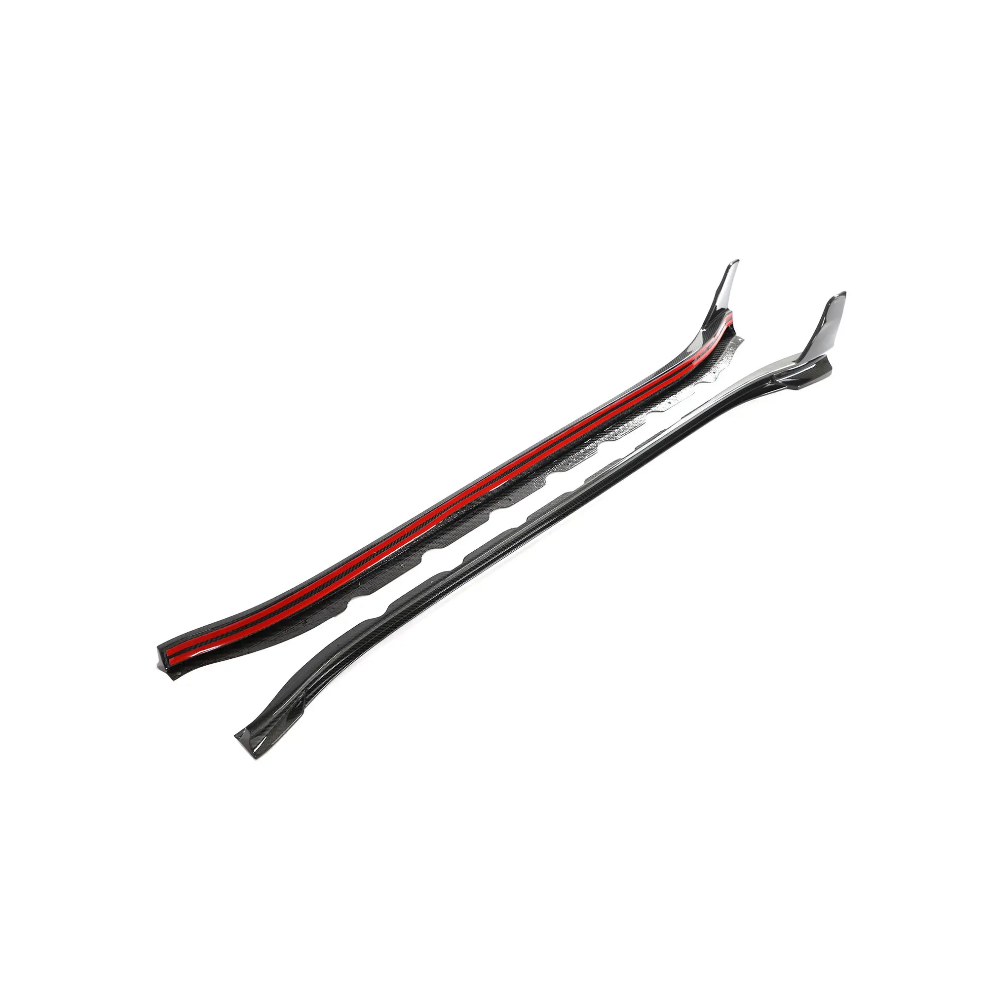 Prepreg Carbon Fiber Finned Side Skirt V1 - Porsche 992 Carrera S/T/4/4S/Targa 4/ Targa 4S/GTS 2019-2023