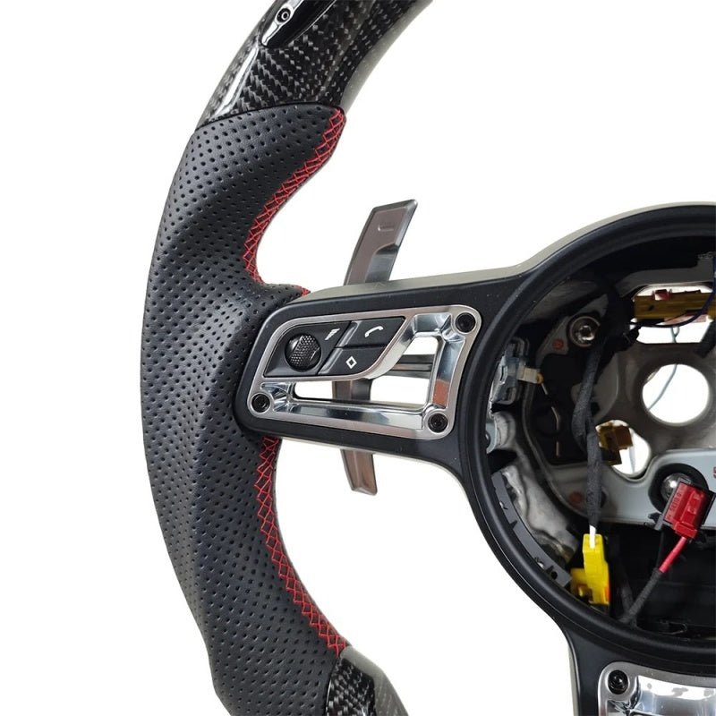 Full Custom Steering Wheel - Porsche Porsche 718 981 991 992 Macan Panamera 971 Cayenne Taycan Boxster Cayman GT