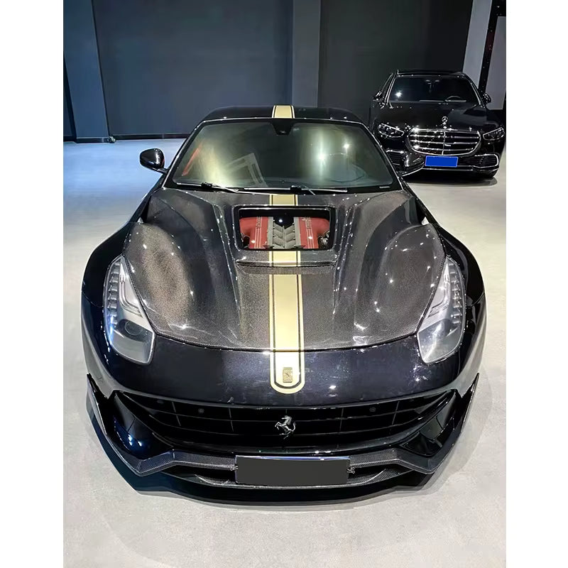 Carbon Fiber Hood Bonnet w/ Transparent window - Ferrari F12
