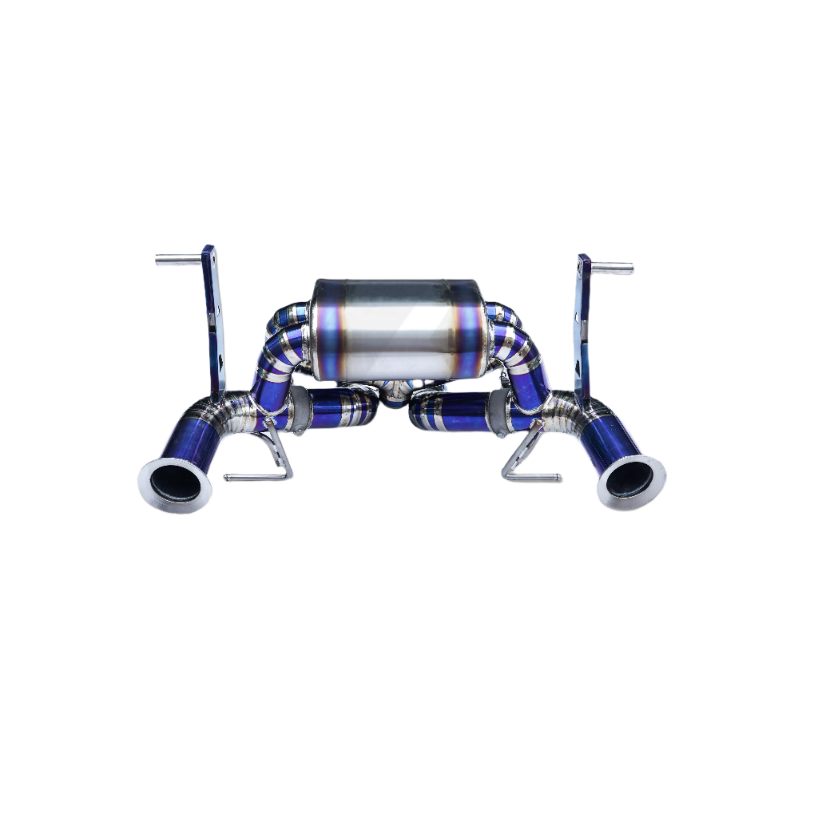 Titanium High Performance Valved Muffler Exhaust System - Lamborghini Aventador S LP740-4 6.5L V12
