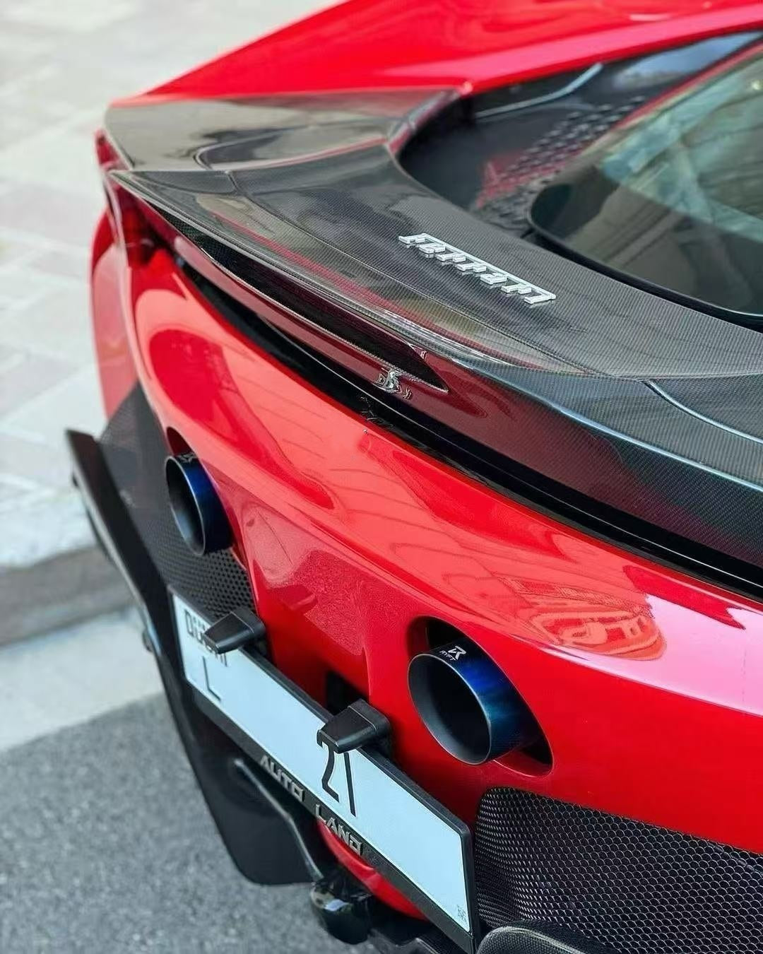 Ferrari SF90 Dry Carbon Fiber RY Style Body aero Kit
