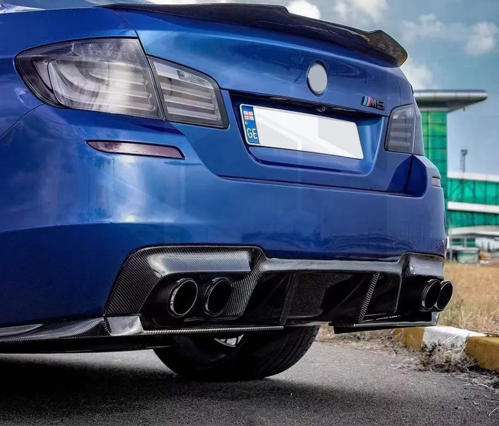 Carbon Fiber PSM Style Rear Diffuser -  BMW 5 Series M5 F10 F18 2010-2016