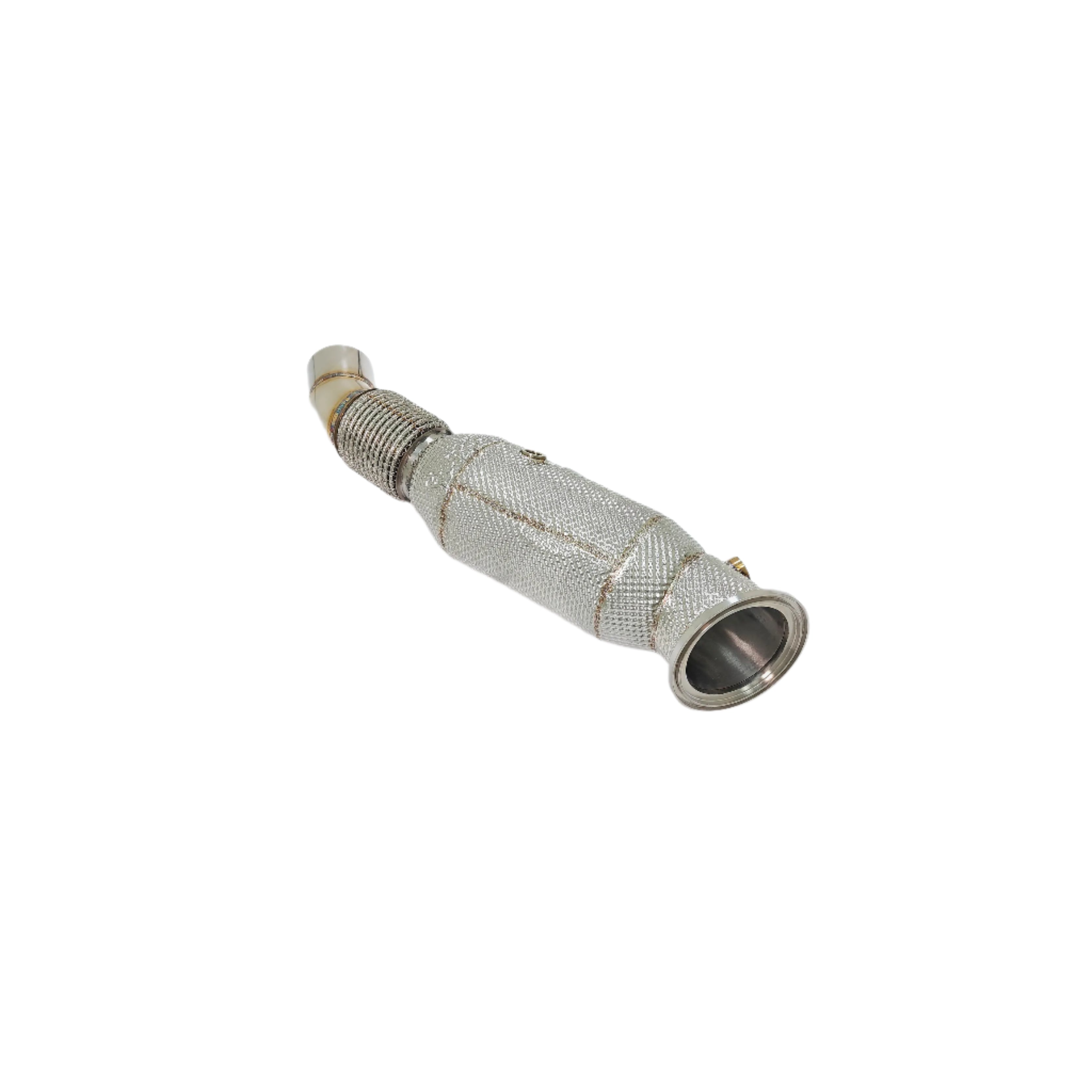 B58 Performance High Flow Catted Down Pipe w/ heatshield - BMW G01 G02 X3 X4 M40i B58 3.0T