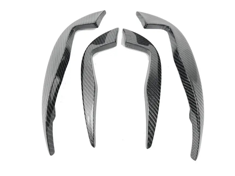 Carbon Fiber Front Bumper Canards - Audi TT RS MK3 TTRS 15-19