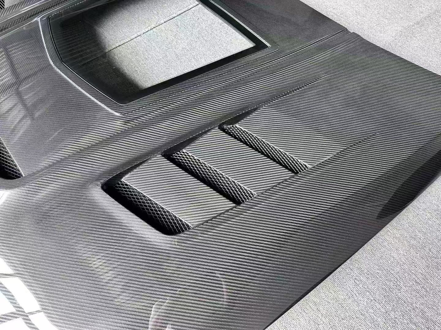 Carbon Fiber Engine Hood Bonnet w/ Transparent window - BMW 5 Series F90 M5