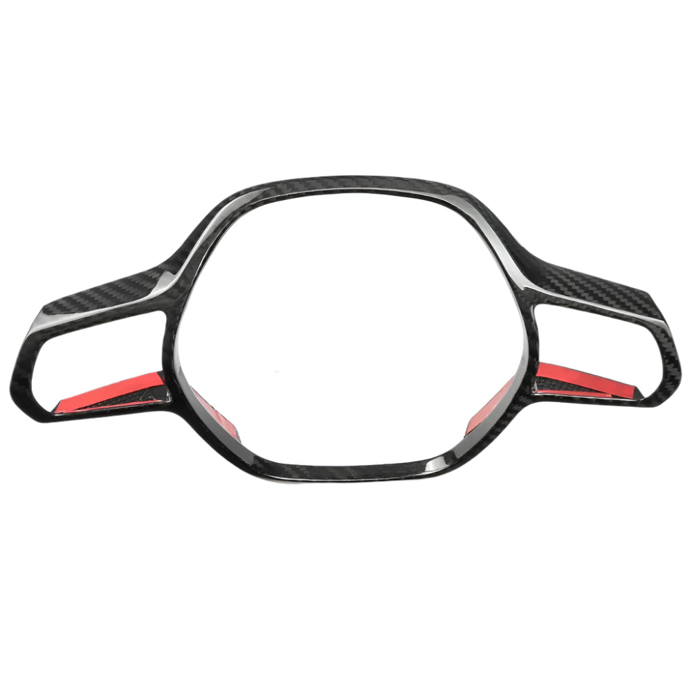 Carbon Fiber Steering Wheel Cover Frame Interior - Acura Integra A-Spec Type S 2023+