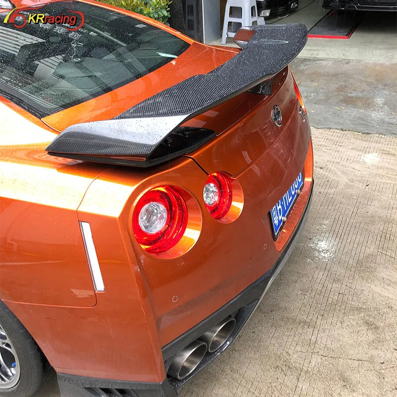 Carbon Fiber Rear Spoiler Wing - Nissan GTR R35 2008-2018
