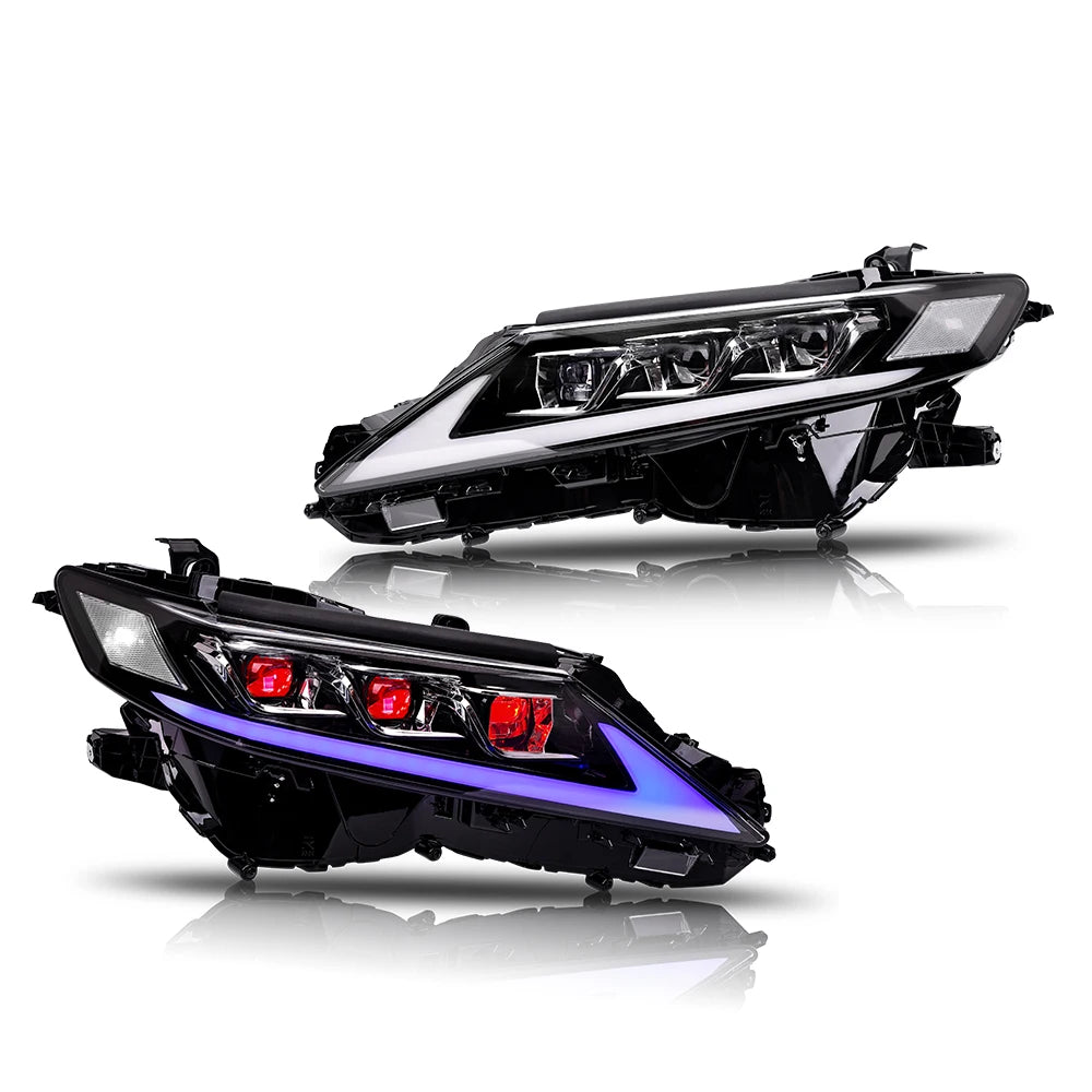 LED RGB Front Headlight Set V2 - Toyota Camry 2018-2024 LE SE XLE XSE TRD Sedan
