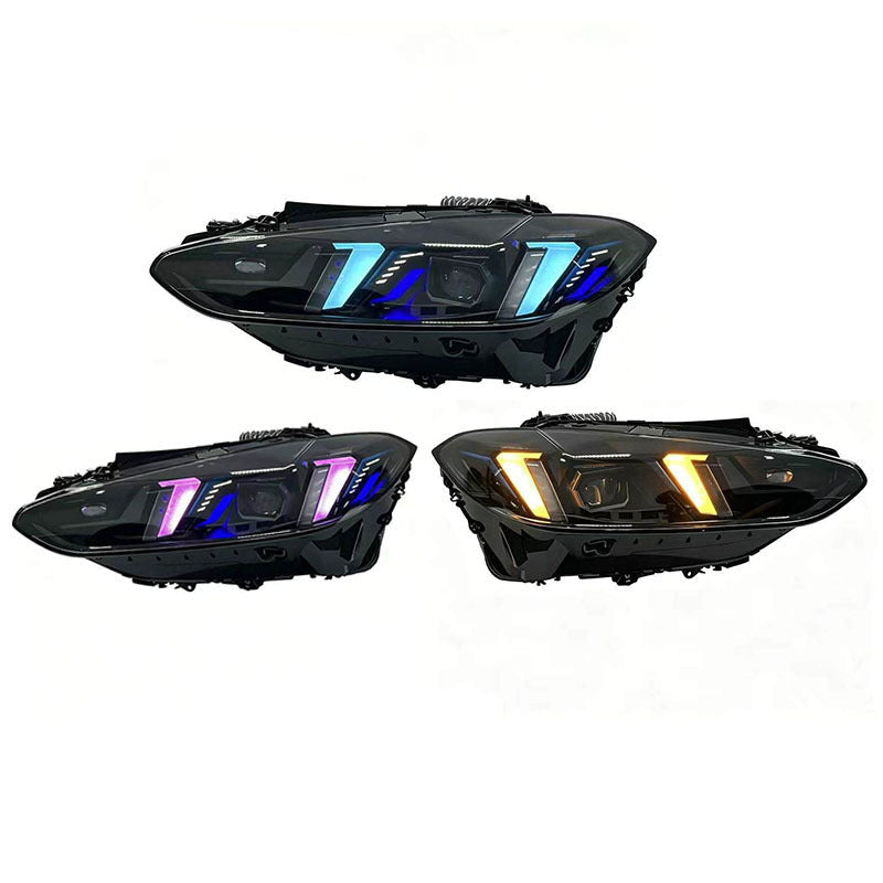 BMW G80 M3 G82 M4 G22 4 Series RGB DRL Snake Eyes Style LED Headlights Replacment 2021 - 2026