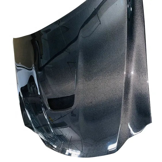 RCF Style Carbon Fiber Vented Hood - 2014-2020 Lexus IS