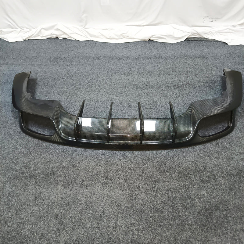 Carbon Fiber Rear Diffuser - Porsche Panamera 971 2017-2022