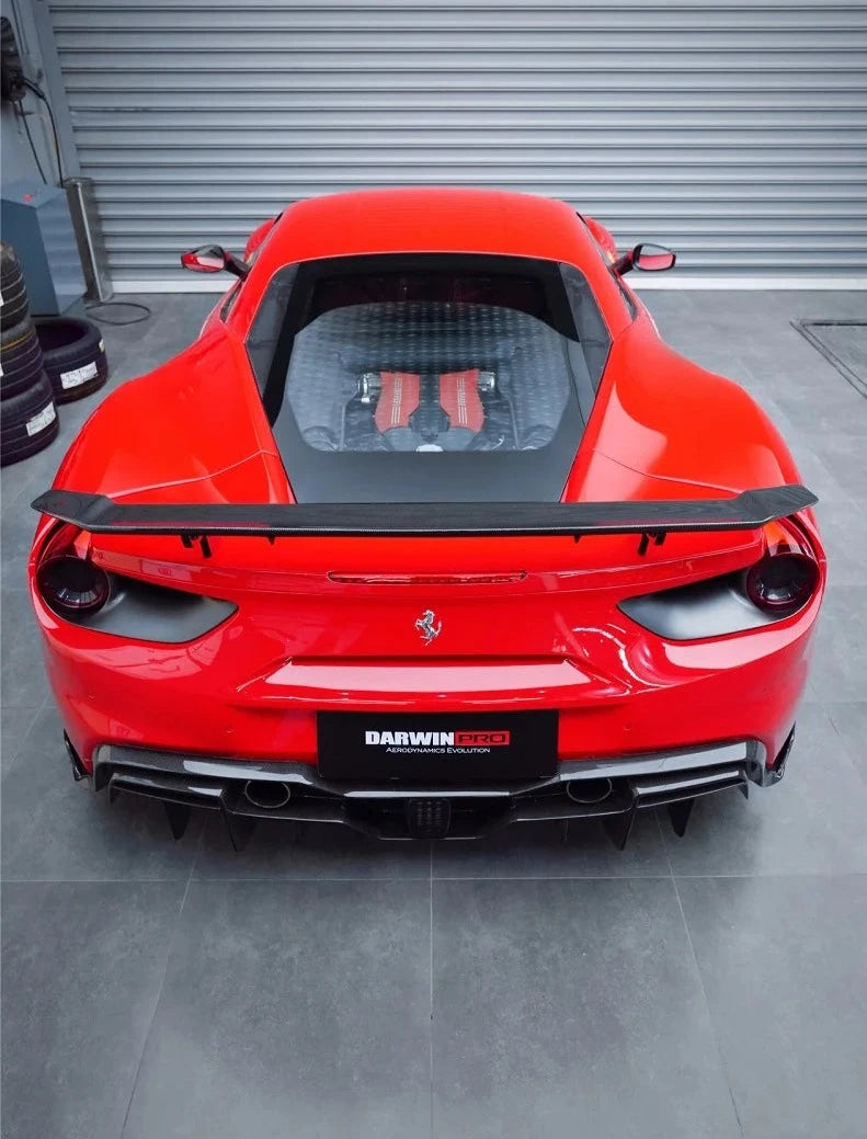Performance Carbon Fiber Rear Wing - Ferrari 488 GTB