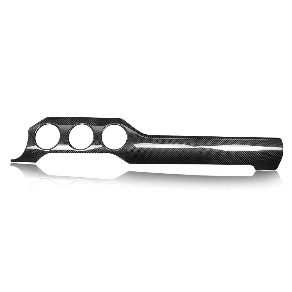 Carbon Fiber DashBoard Center Trim Cover - Mustang 2015-2023