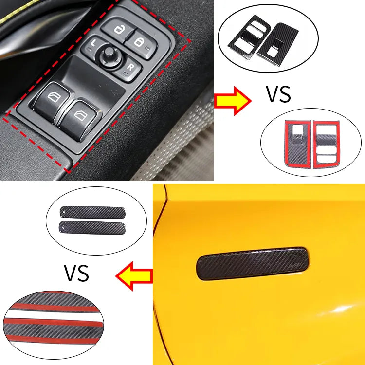 Carbon Fiber interior Door Panel Trim Kit - Lotus EMIRA