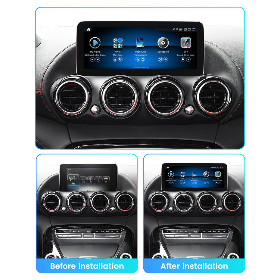 Mercedes AMG GT/GTS/GTC/GTR Apple Car Play Screen Upgrade