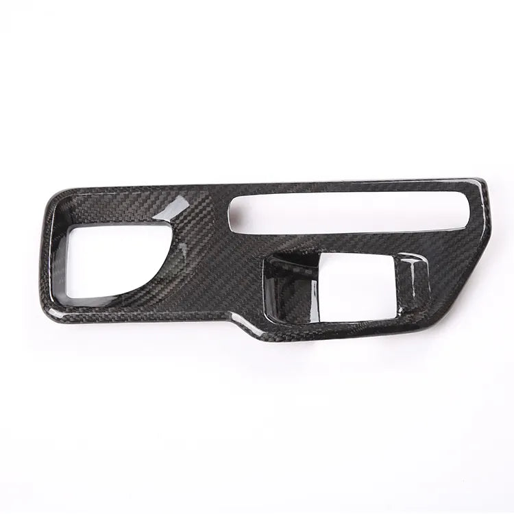 Carbon Fiber Center Control Gear Shift Button Panel Cover - Toyota GR Supra A90 2019+