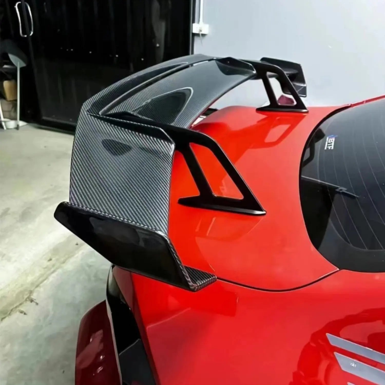 Prepreg Carbon Fiber PT Style Rear Trunk Swan neck Wing - BMW M2 G87