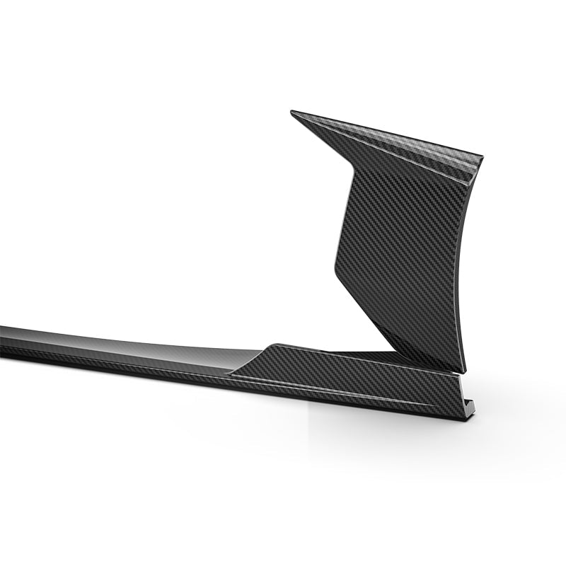 Prepreg Dry Carbon Fiber Side Skirt Extensions for Maserati MC20