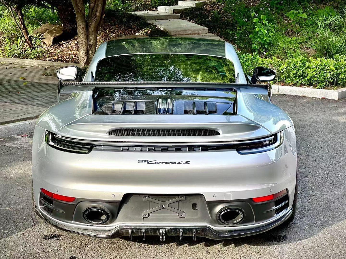 Carbon Fiber GT3 Style Carbon Fiber Wing & Base - Porsche 911/992