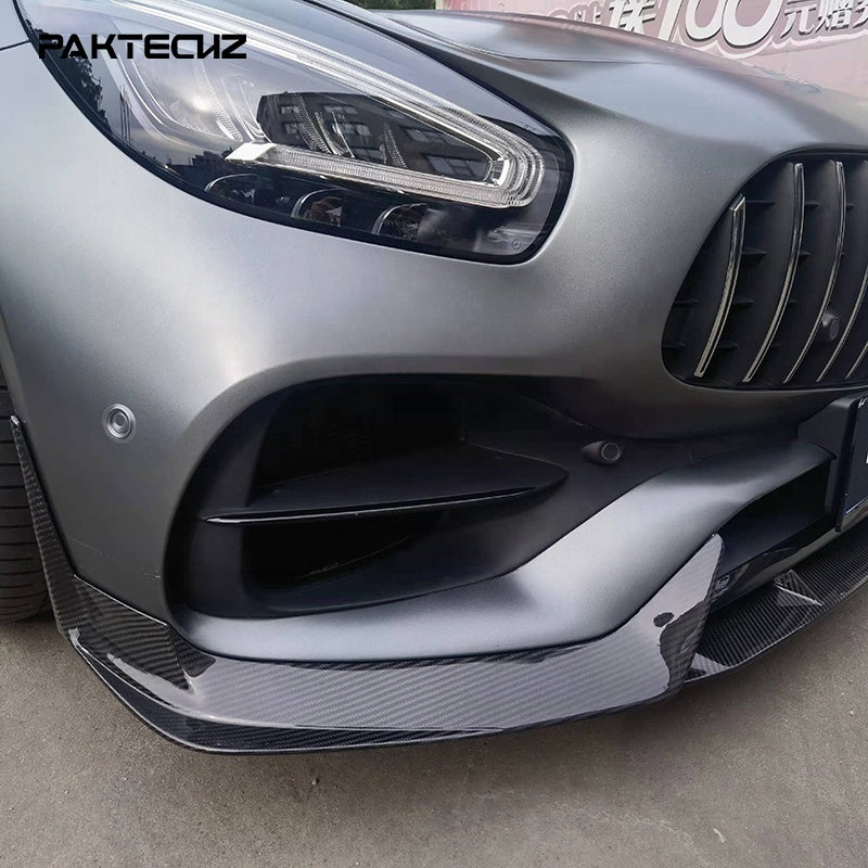Dry Carbon Fiber Front  Splitter Lip - Mercedes Benz AMG GT GTS GTC C190