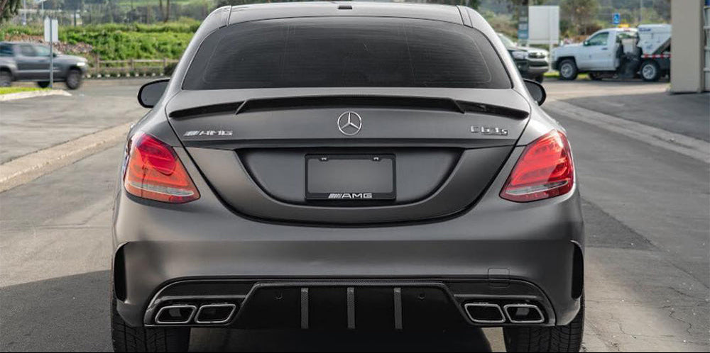 CARBON FIBER  B Style TRUNK SPOILER2015-2021 MERCEDES BENZ W205 C205 C63 AMG S