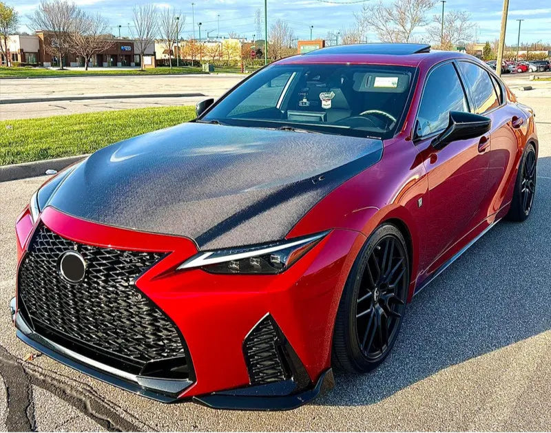 Carbon Fiber OEM Style front Hood - Lexus  IS 300, IS 350, and IS 500 2021-2024