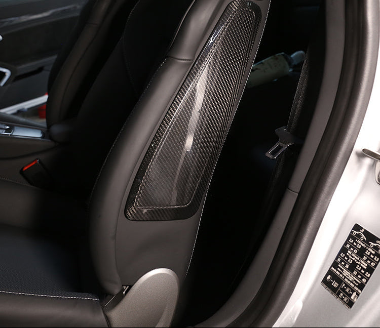Carbon Fiber Seat Side Trim cover - Porsche 718 2016-2019 Porsche 911 2010-2017