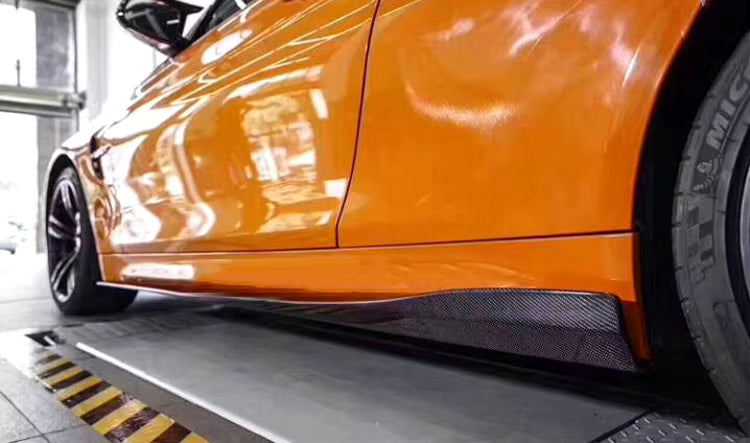 Carbon Fiber MP V2 Side Skirt Extensions - BMW F80 M3/F82 F83 M4