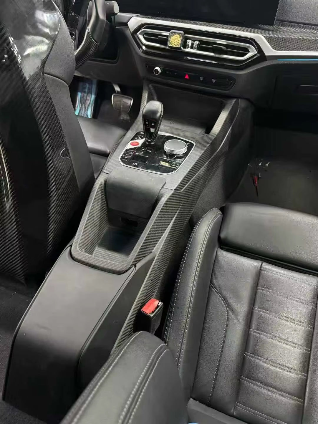 Carbon Fiber Center Console CSL Control Panel -  BMW G87 M2/G80 M3/G82 M4 CSL Central Control