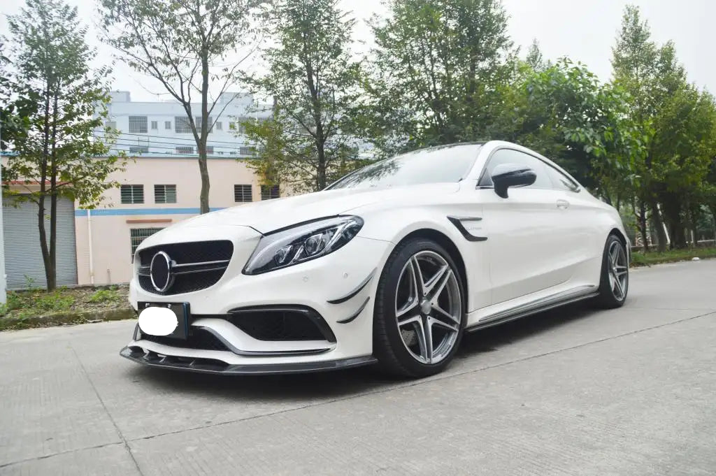 Carbon Fiber Front Splitter Lip -  Mercedes Benz W205 C63 AMG 15-18