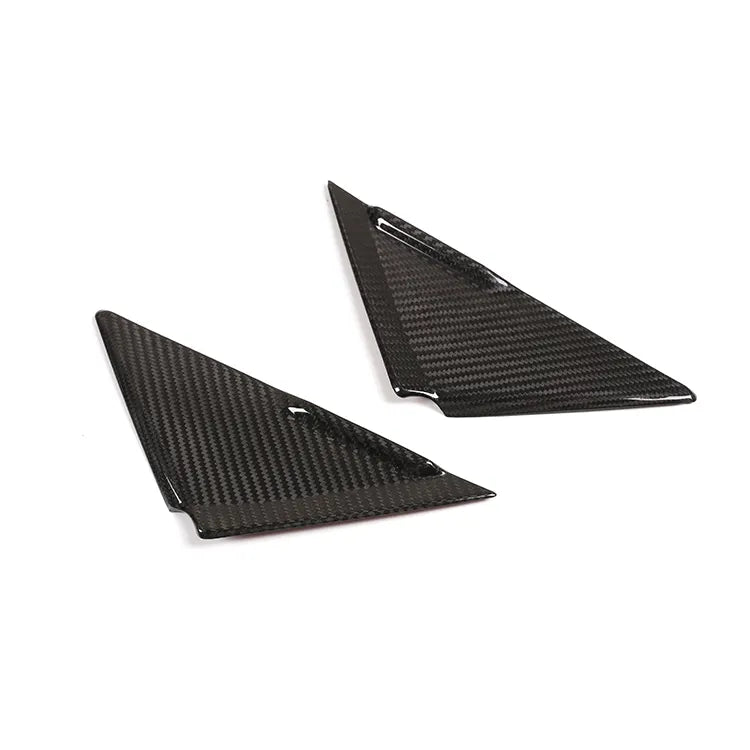Carbon Fiber Door Wind Window reducter Trim A Pillar - Nissan GTR R35 2008-2016