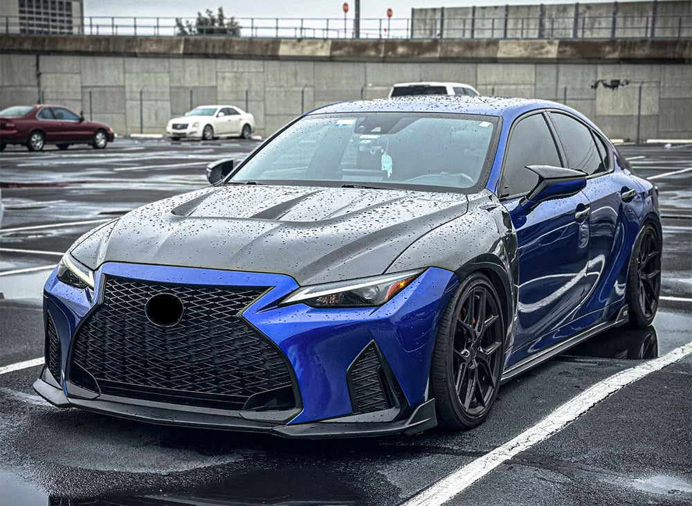 Carbon Fiber Vented V2 Hood bonnet Replacement -  2021+ Lexus IS300 IS350 IS500