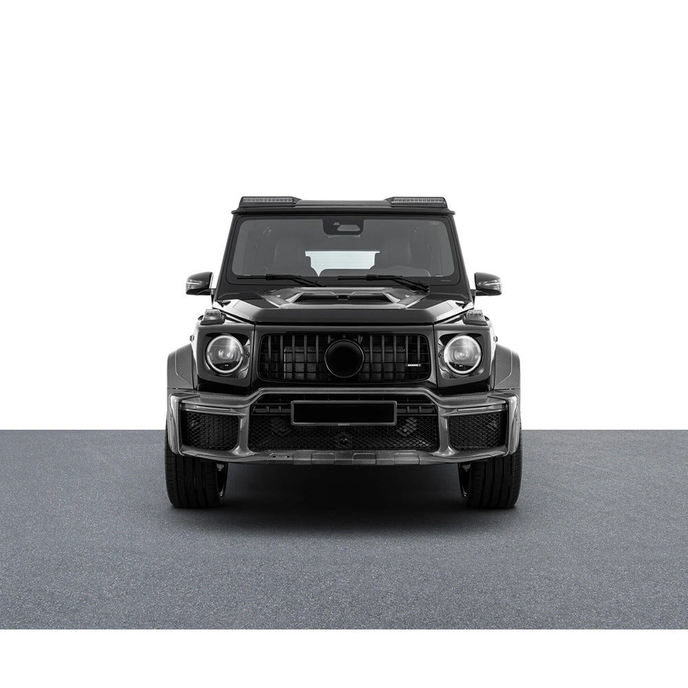 Prepreg Carbon Fiber BRB Style Front Roof Spoiler w/ LED -  2025 G Class W465 G63 G500 G450D