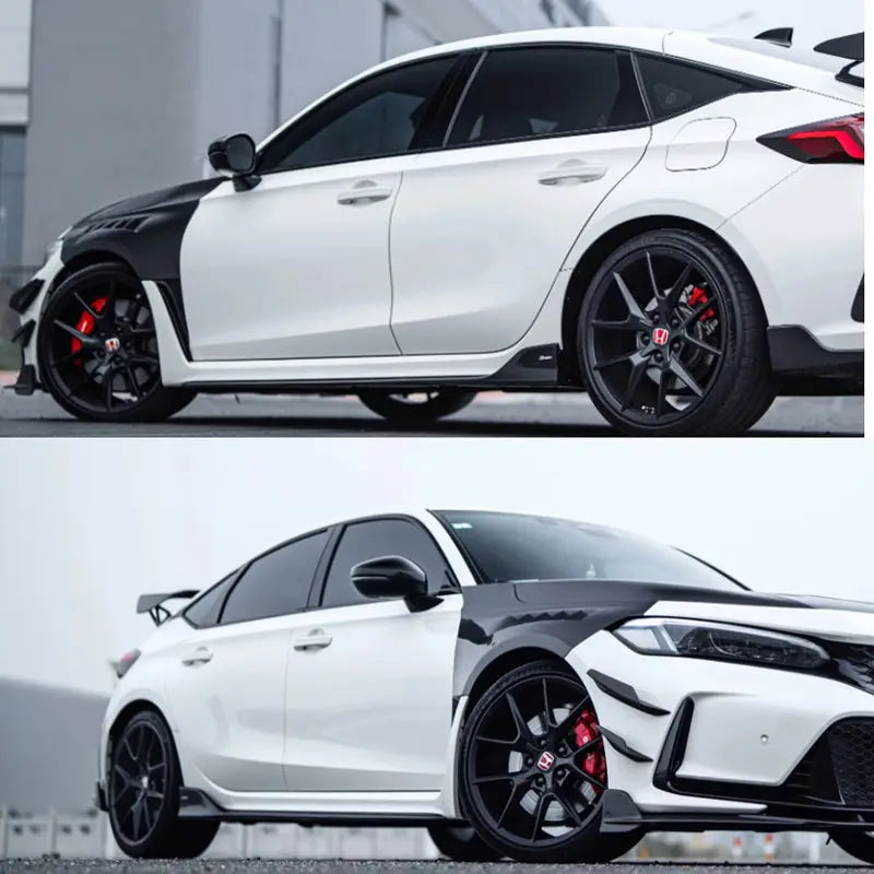 Carbon Fiber Side Skirts OEM Style - Honda Civic Type R FL5