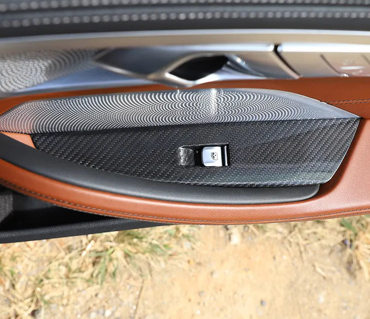Carbon Fiber Interior Window Button Trim - BMW 8 Series G14 G15 2019-2022