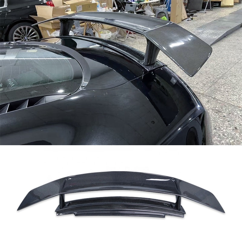 Carbon Fiber V Style Rear Wing w/ base - Audi R8 V8 V10 2008-2015