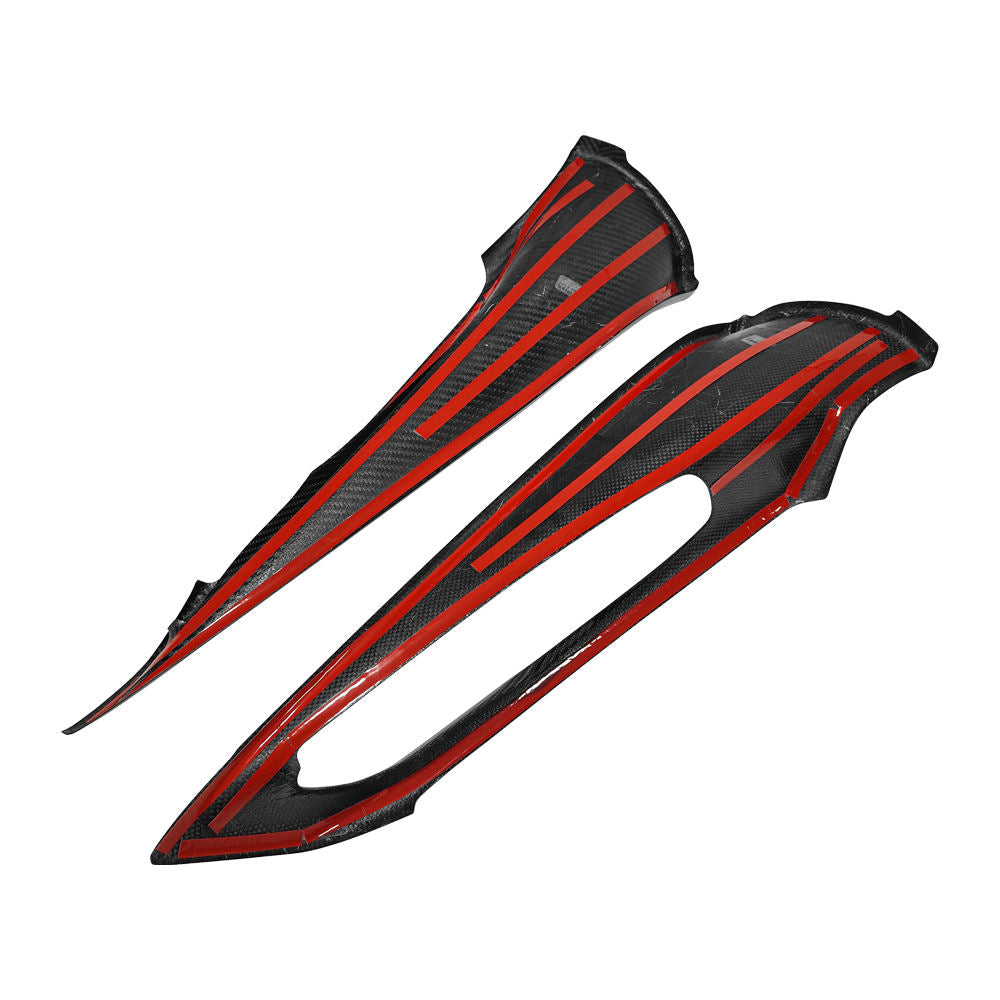 Dry Carbon Fiber Interior Trims Door Bow Cover - C8 Corvette
