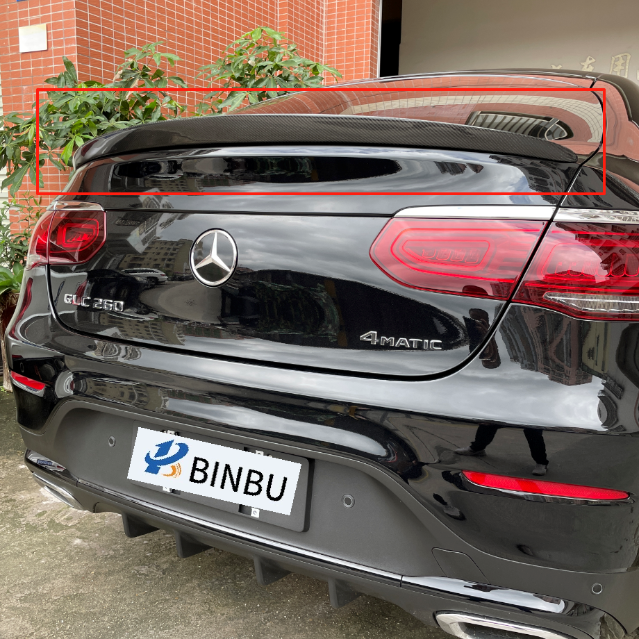 Carbon Fiber AMG Style Rear Trunk Spoiler - Mercedes Benz GLC C253 Coupe 2016-2023