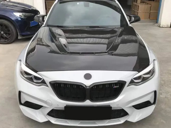 Carbon Fiber CS Style Front Engine Bonnet Hood - BMW M2 F87 2014-2022