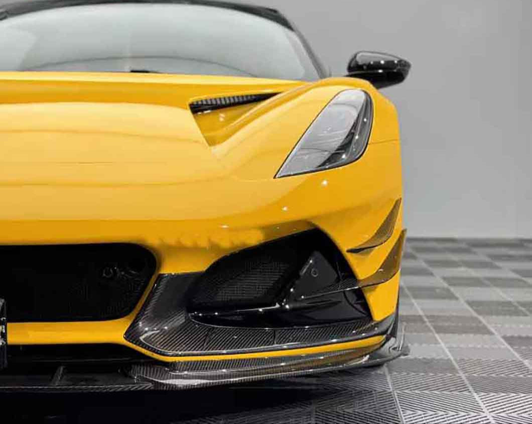Carbon Fiber Front Bumper Trim Splitter - Lotus Emira
