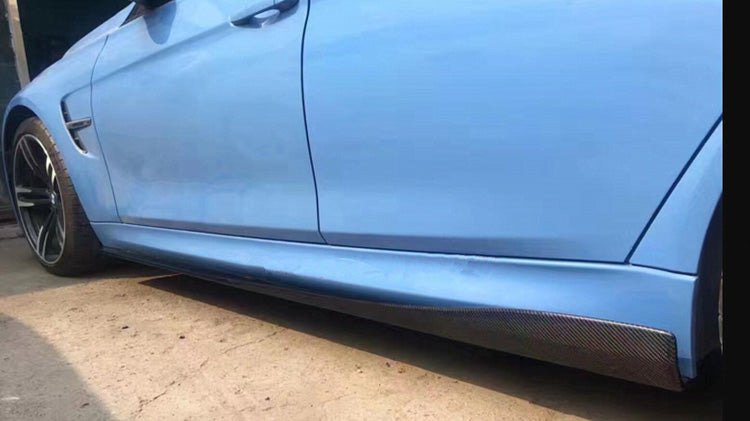 Carbon Fiber MP V2 Side Skirt Extensions - BMW F80 M3/F82 F83 M4