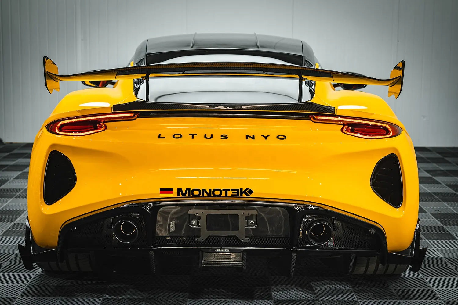 MT Style Dry Carbon Fiber Rear Spoiler Wing - Lotus Emira 2022-2024