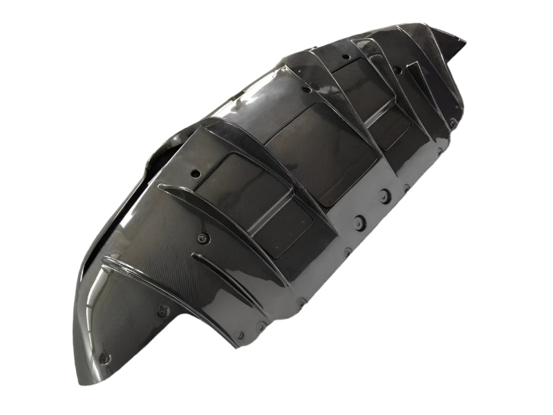 N Style Carbon Fiber Rear Diffuser - Ferrari F8 Tributo
