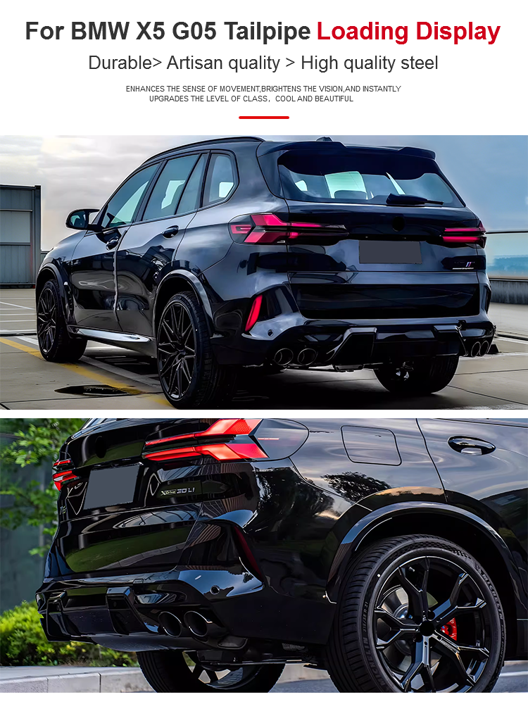 Carbon Fiber Exhaust Tip V2 - BMW  X5 X6 X7 G05 G06 G07