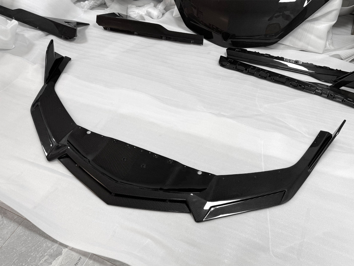 Carbon Fiber DK Style Front Splitter Lip - Lamborghini Revuelto