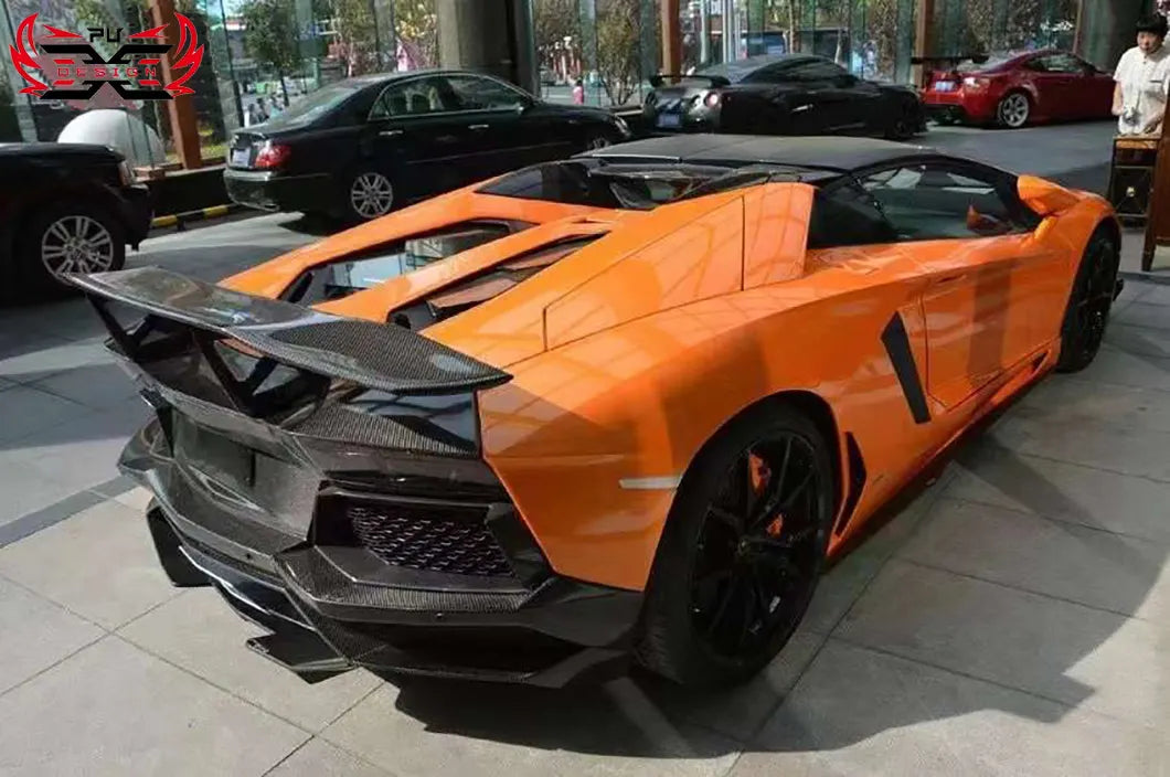 Carbon Fiber DMC Style Rear Wing-  Lamborghini Aventador Lp700 Lp720 Lp750