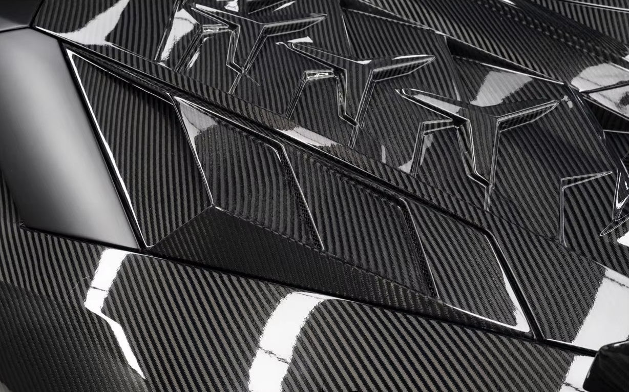 Carbon Fiber SVY Style Rear Side Intake Panel- Lamborghini Aventador 2011-2021 LP700 LP740 LP750 Coupe Roadster